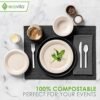 100% Compostable Paper Plates - Image 6